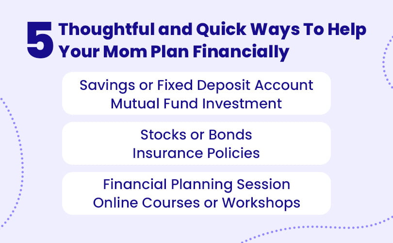 5 Thoughtful and Quick Ways To Help Your Mom Plan Financially - Mother’s Day Special 2024 Gifts?​