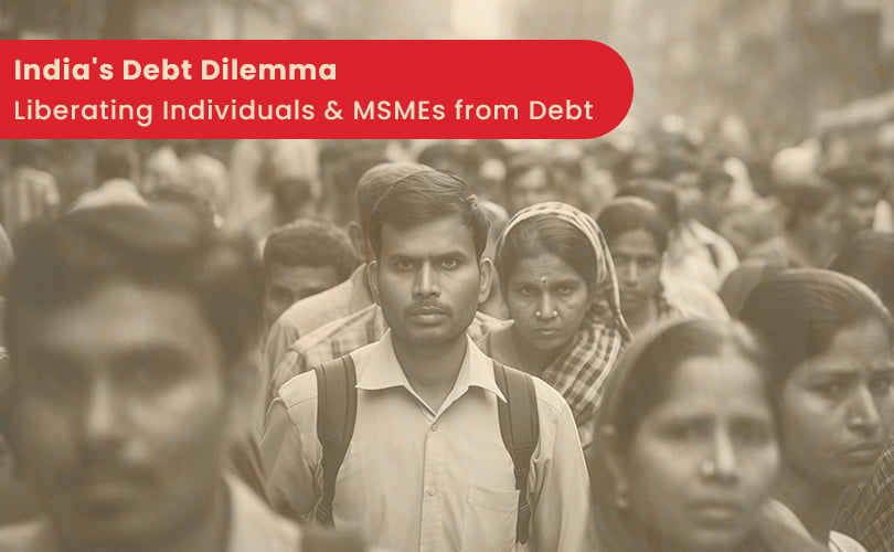 India’s Debt Dilemma: Credit fueled dreams crushed by debt crisis.